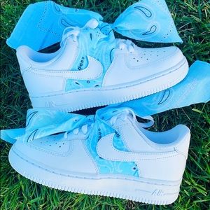 Sky blue Bandana Air Force 1